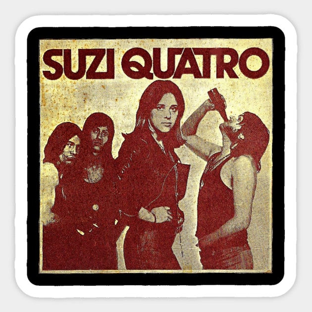 Suzi Quatro Sticker by Mavioso Pattern